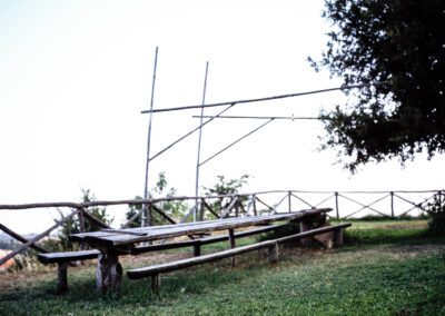 Picnic Bench at Sebastianos Farm